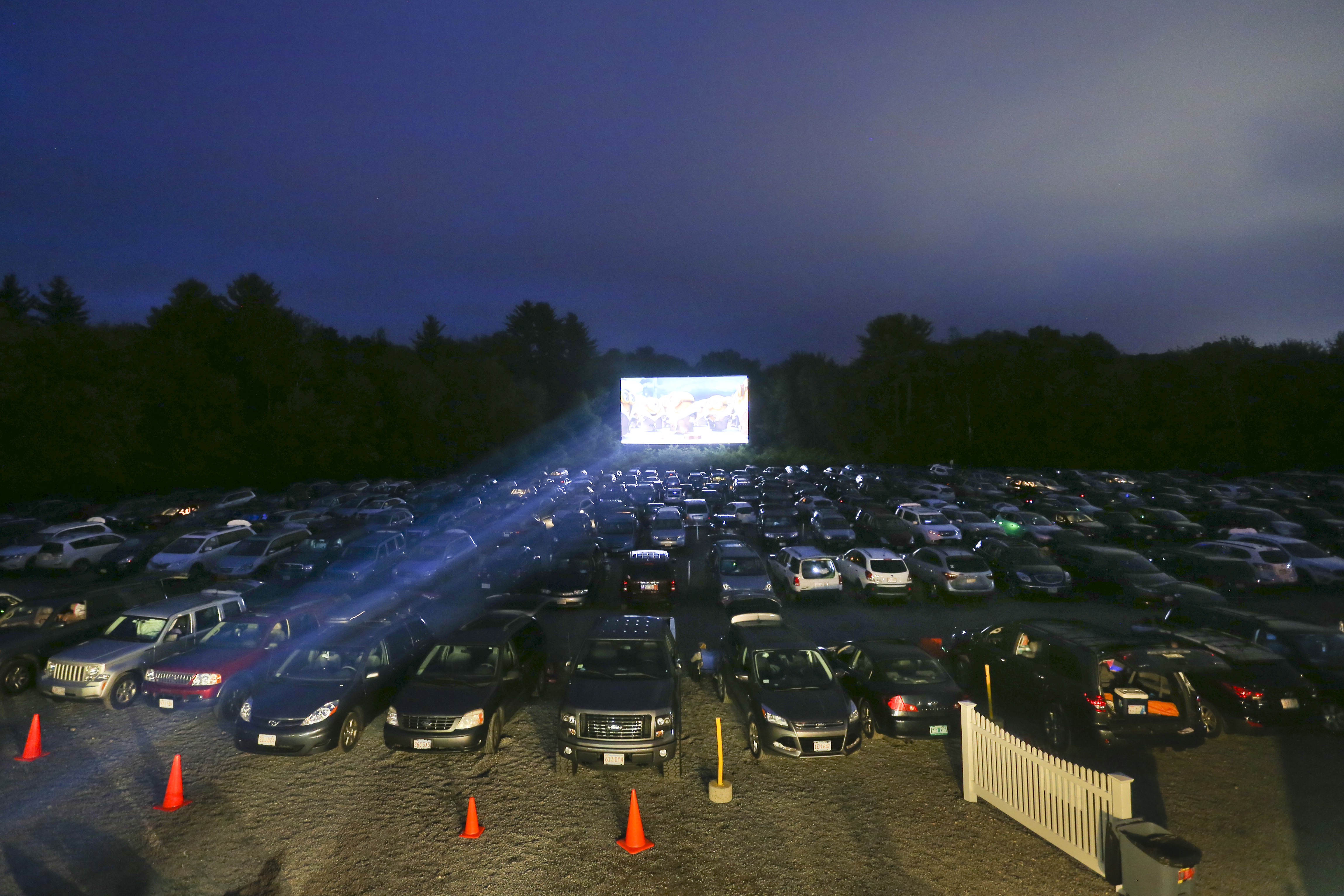 Forget to drive-out? Car left behind at a Mass. drive-in theater