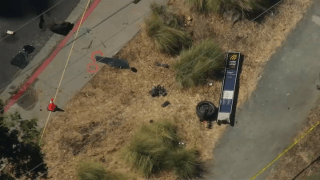 Scene of a deadly crash in Pleasant Hill.