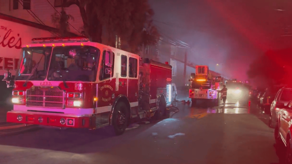 3-alarm fire in SF apartment building contained, no injuries – NBC Bay Area