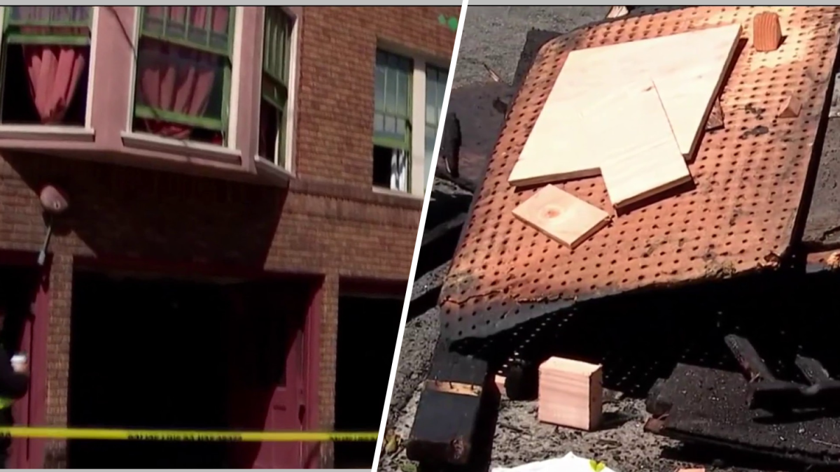 Blaze leaves San Francisco hardware store, apartment building in ruins