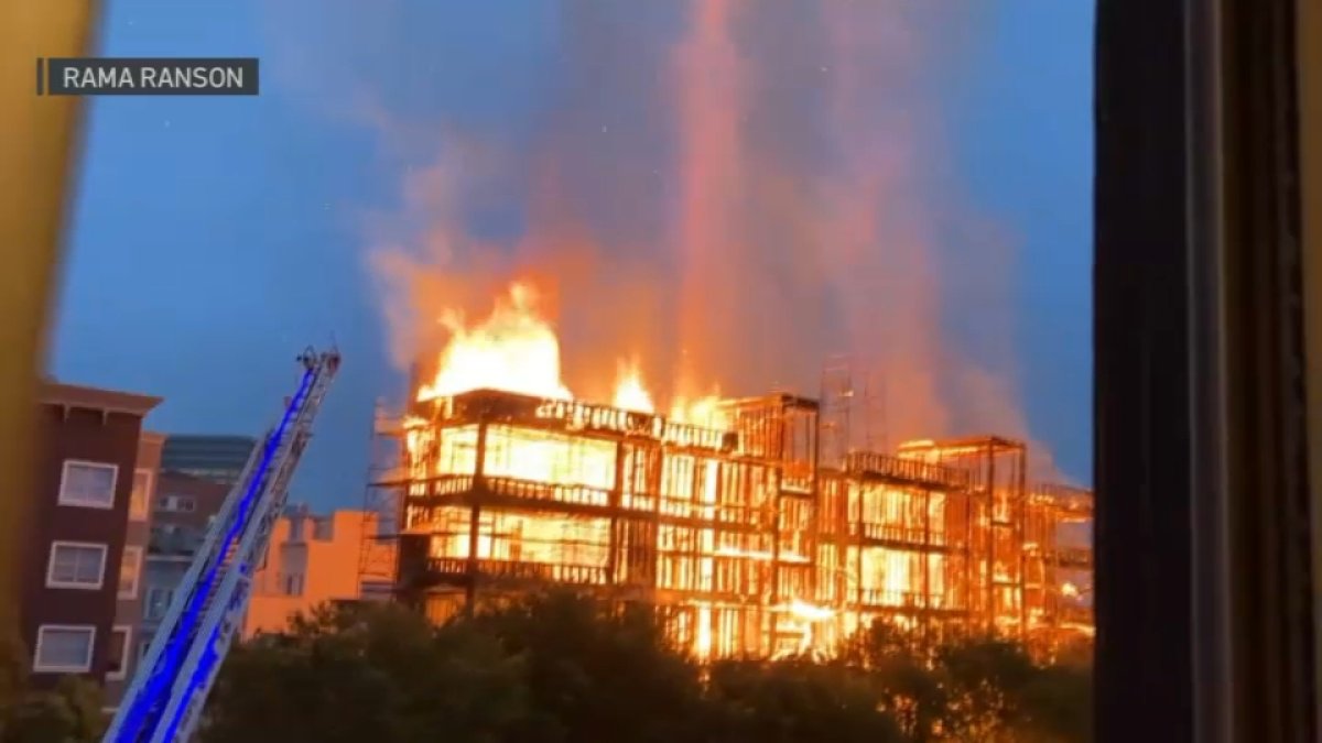 4-alarm fire burns five buildings in San Francisco – NBC Bay Area