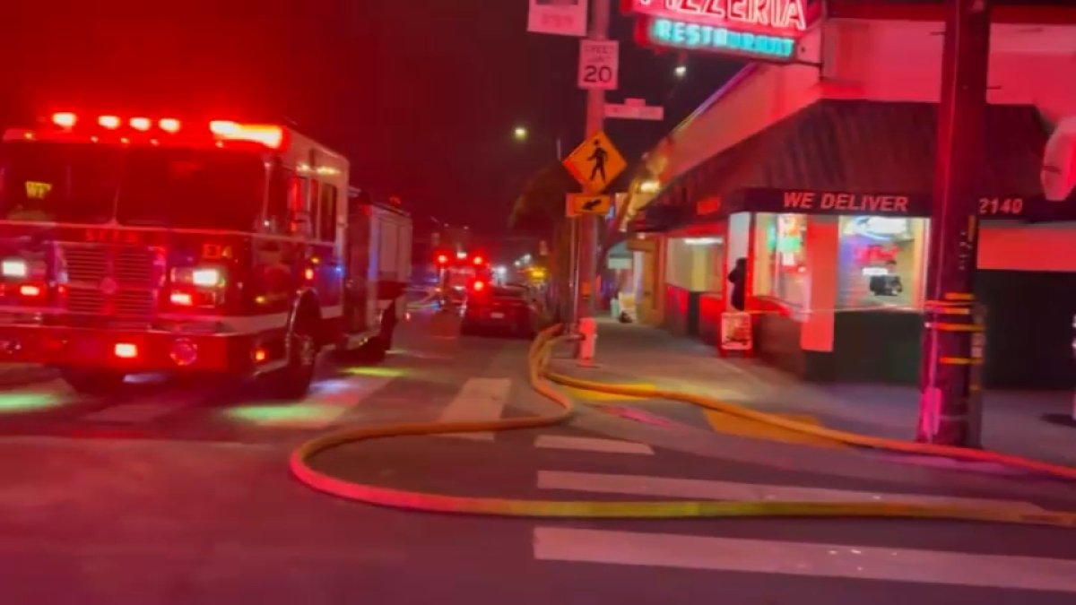 3-alarm fire in SF apartment building contained, no injuries – NBC Bay Area