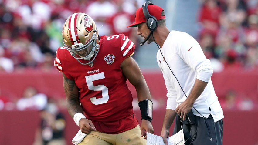 Will Trey Lance be QB3 on 49ers' depth chart? – NBC Sports Bay Area &  California