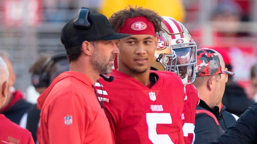 49ers' Trey Lance trade rumors: Kyle Shanahan, John Lynch address QB's  murky future in San Francisco 