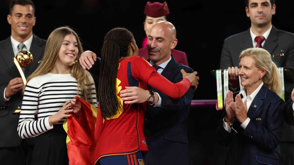 Spain’s Luis Rubiales criticized for behavior at Women’s World Cup