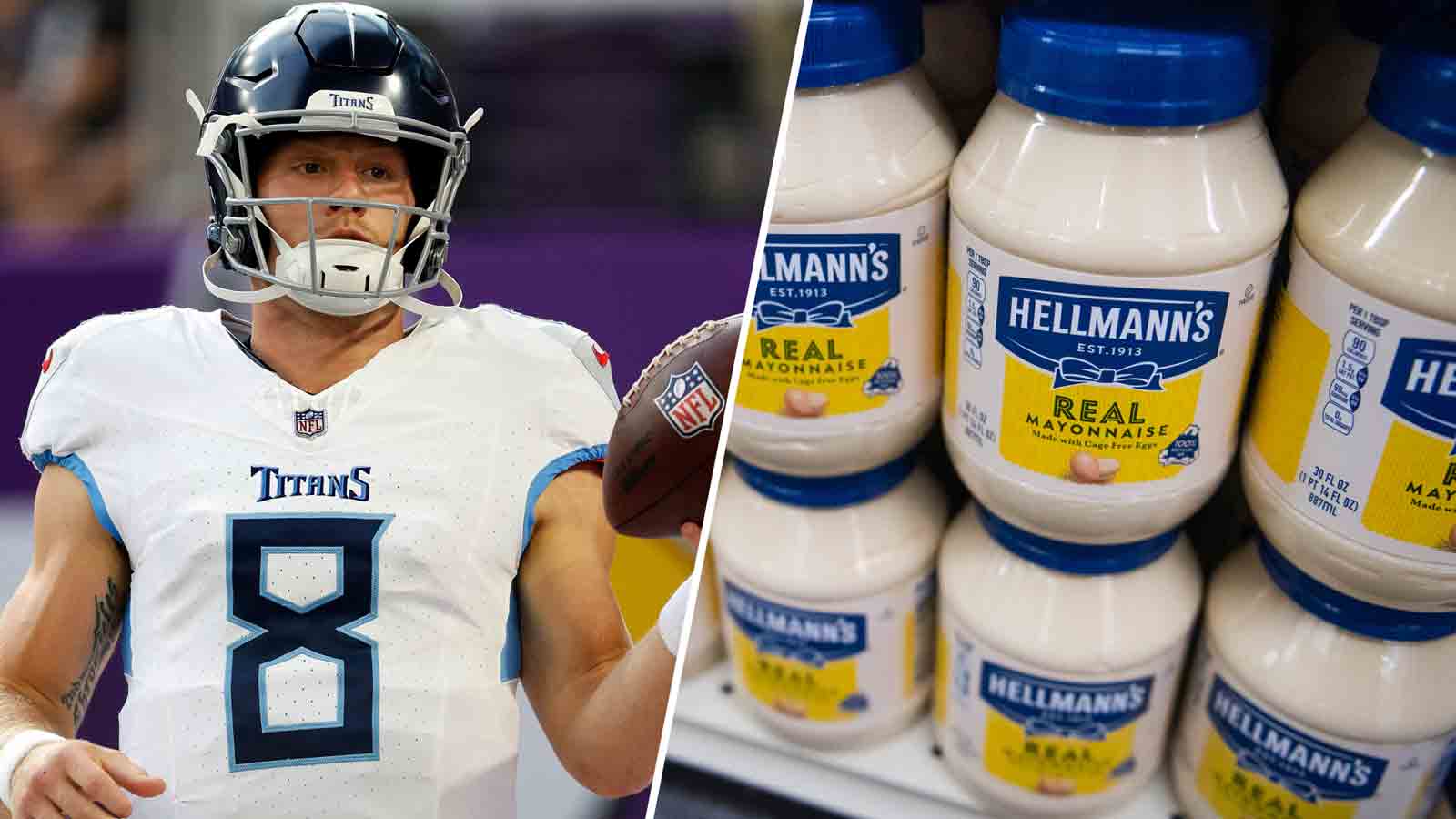 NFL quarterback who puts mayo in coffee gets lifetime deal with
Hellmann's
