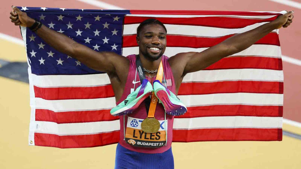 Noah Lyles becomes first man to win 100m and 200m since Usain Bolt ...