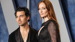 Joe Jonas and Sophie Turner attend the 2023 Vanity Fair Oscar Party on March 12, 2023 in Beverly Hills, California.