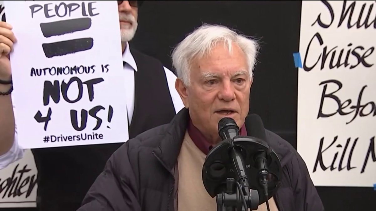 Labor Day protest against Cruise robotaxis in San Francisco – NBC Bay Area