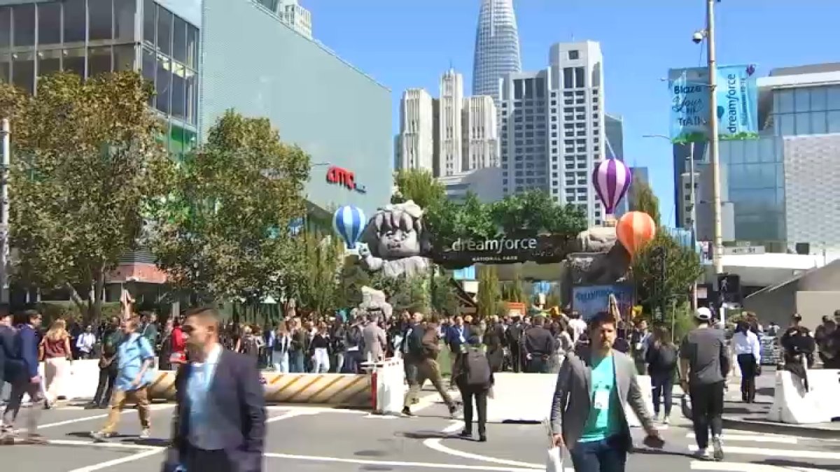 Dreamforce convention in San Francisco returns to full force following