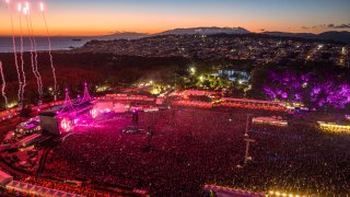 Fans attend at Outside Lands.