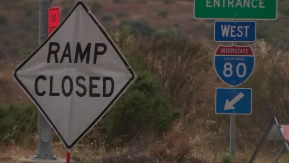 Westbound I 80 Repaving Work Continues On Schedule Caltrans Says NBC   I80 Closed 