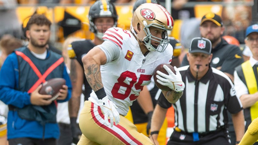 49ers injury update: George Kittle, Charvarius Ward in vs. Steelers