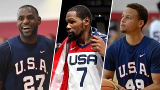 LeBron James reportedly has reached out to Kevin Durant and Steph Curry about playing for USA Basketball at the 2024 Paris Olympics.