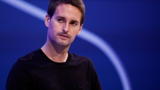 Co-founder and CEO of Snap Inc. Evan Spiegel attends the Viva Technology conference dedicated to innovation and startups, at the Porte de Versailles exhibition center in Paris on June 17, 2022.