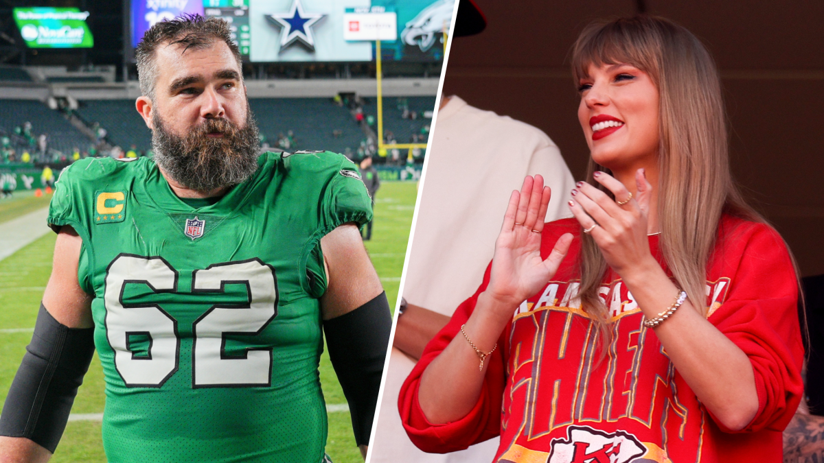 Could Taylor Swift join Jason Kelce on Eagles' Christmas album? – NBC Bay  Area