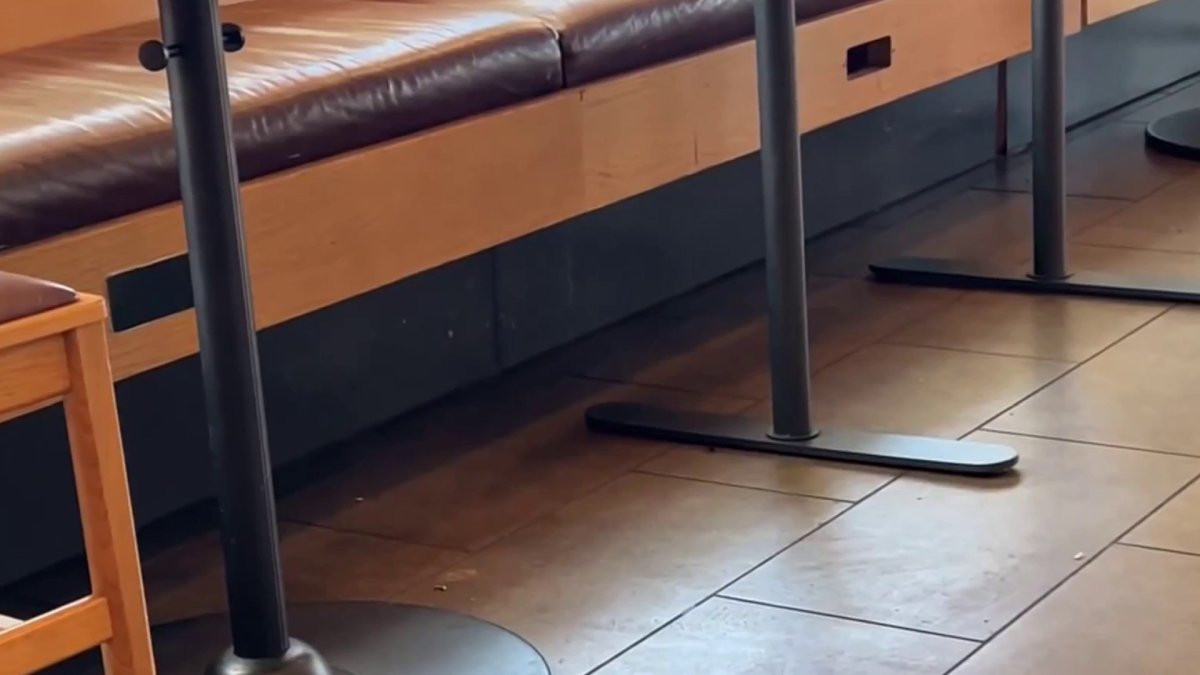 Electrical outlets covered at Starbucks NBC Bay Area