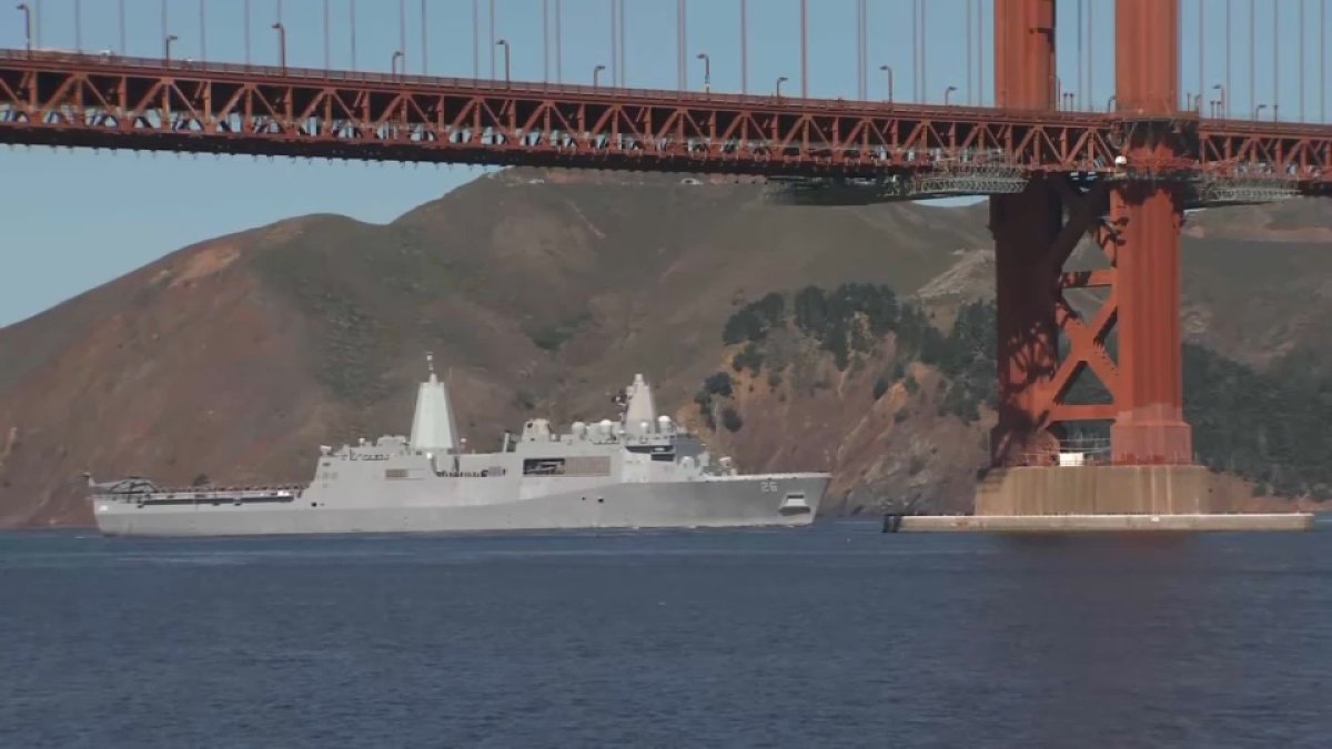 San Francisco Fleet Week Parade of Ships NBC Bay Area