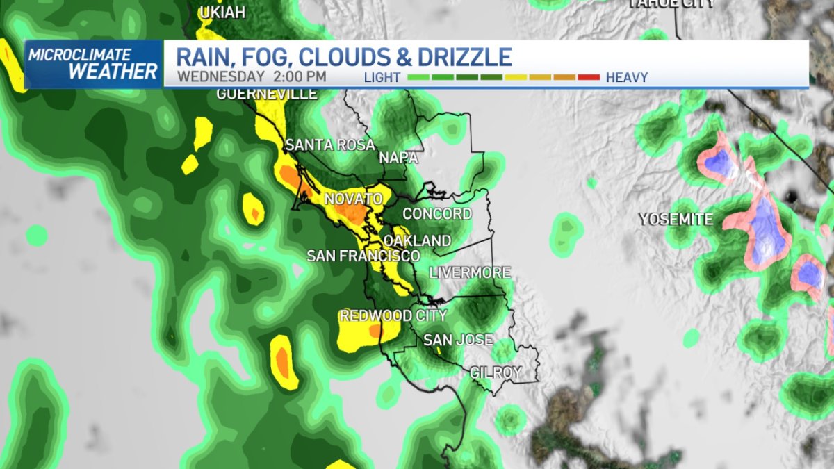 Jeff’s forecast Bay Area rain timeline NBC Bay Area