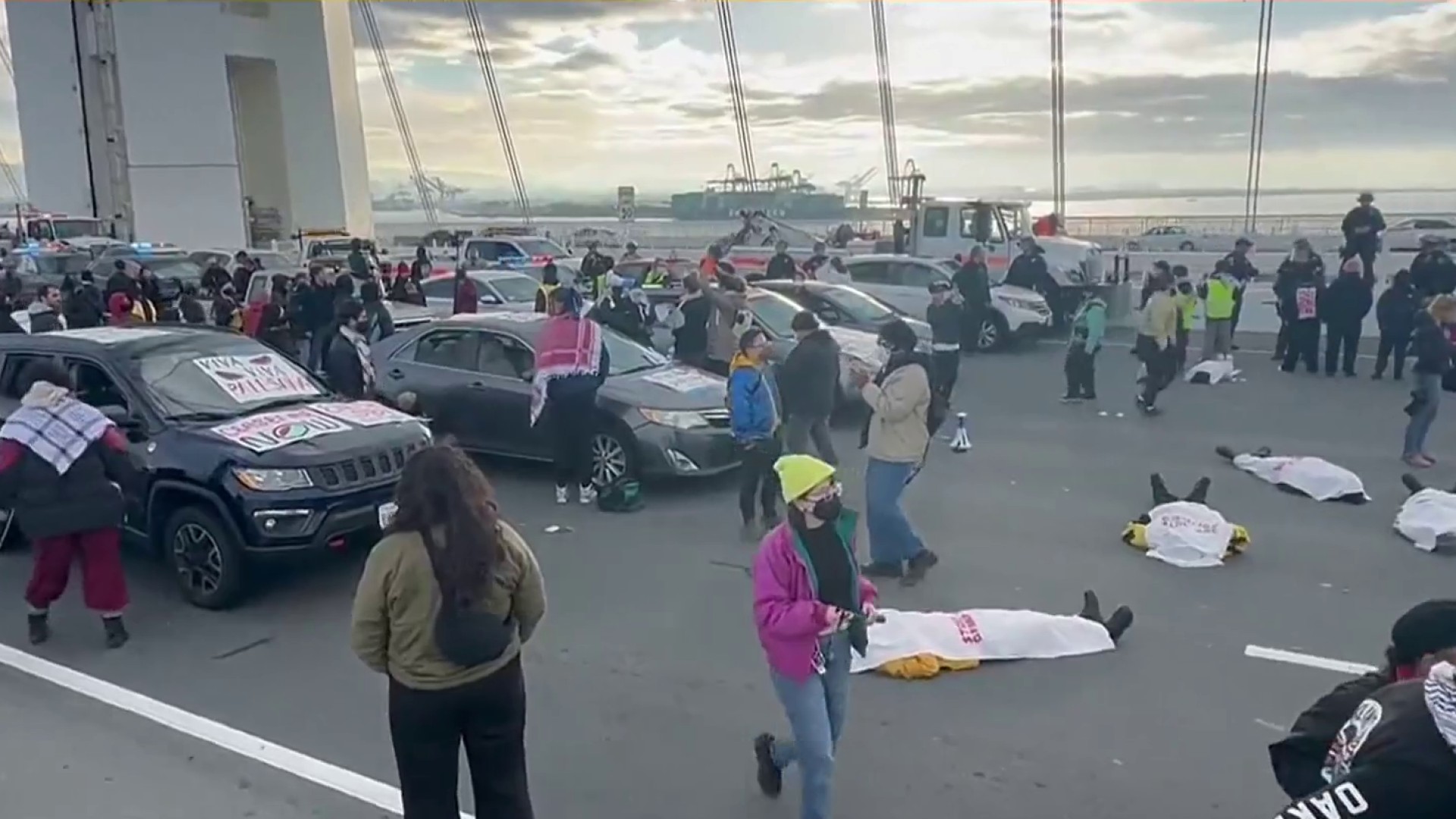 Protesters Shut Down Westbound Lanes Of The Bay Bridge – NBC Bay Area