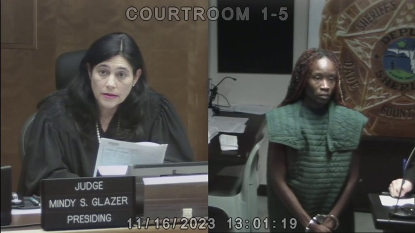 Shaneka Ann McKinzie appears in bond court