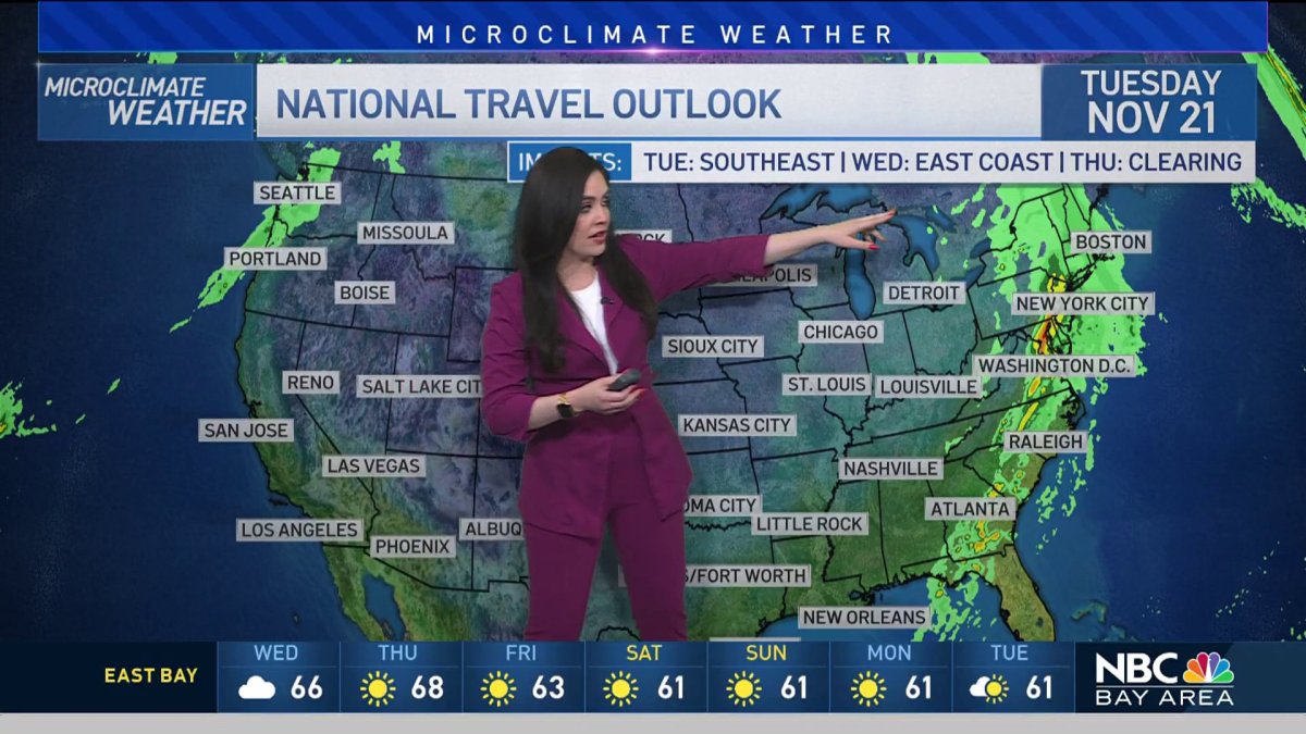 Vianey’s forecast: Mild with high clouds – NBC Bay Area