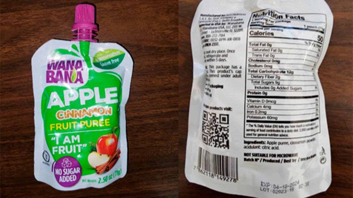 More fruit pouches recalled due to illnesses linked to lead – NBC Bay Area - Vimarsana News