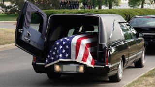 Military funeral hearse