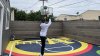 Warriors fan with nervous system disorder gets his wish: A backyard basketball court