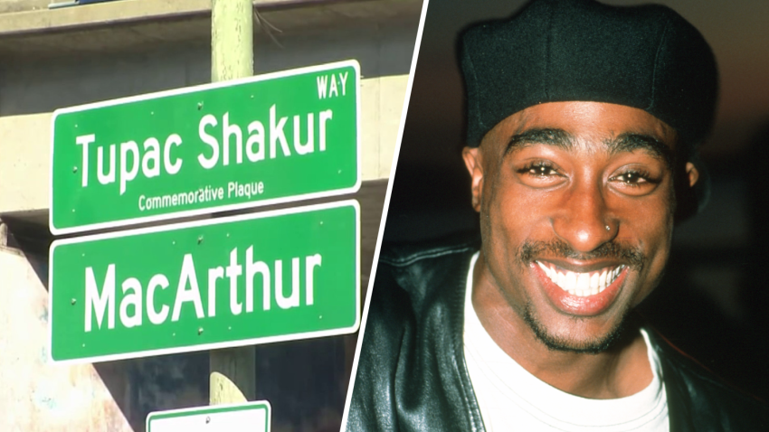 File image: Street named after late rapper Tupac Shakur.