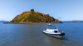 Red Rock Island, located just north of San Francisco, was listed for sale in November 2023 for $25 million.