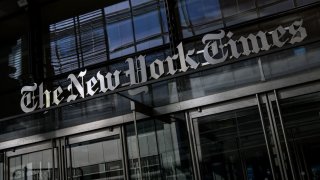 The New York Times Building in New York City on February 1, 2022.