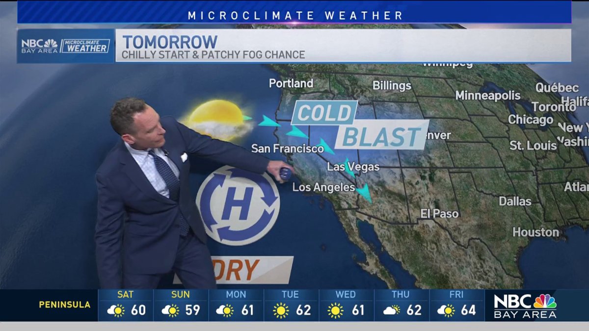 Jeff’s forecast: Bay Area freeze warning & rain outlook – NBC Bay Area