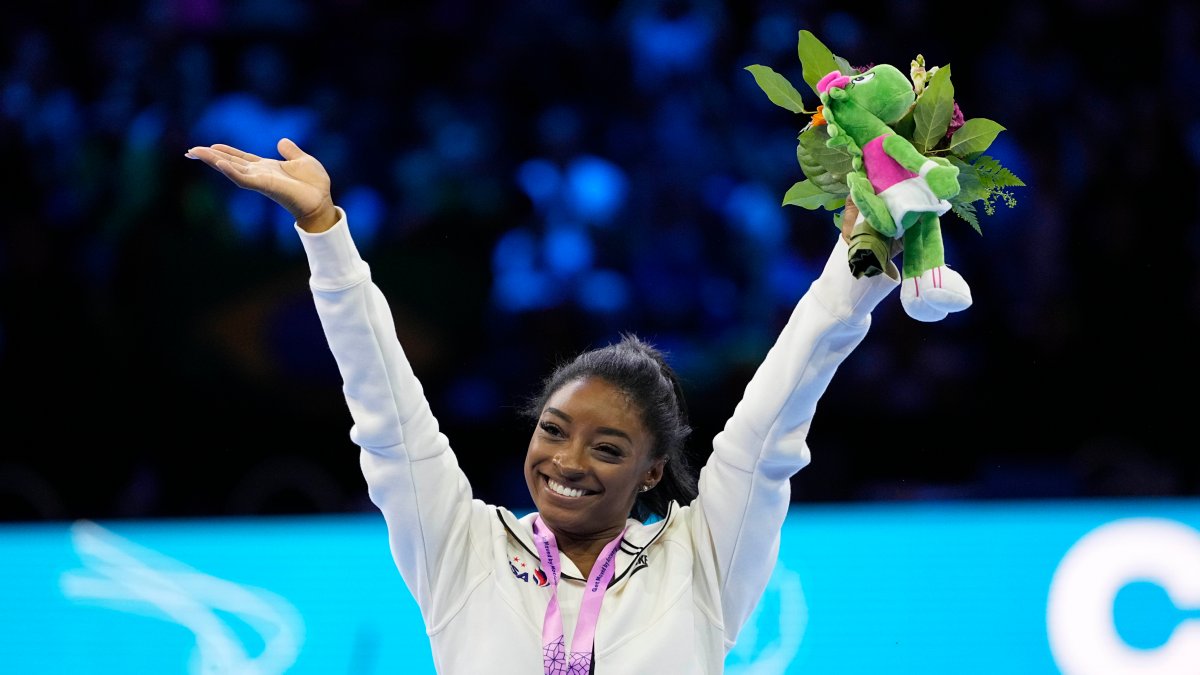 Simone Biles earns AP Female Athlete of the Year for third time NBC