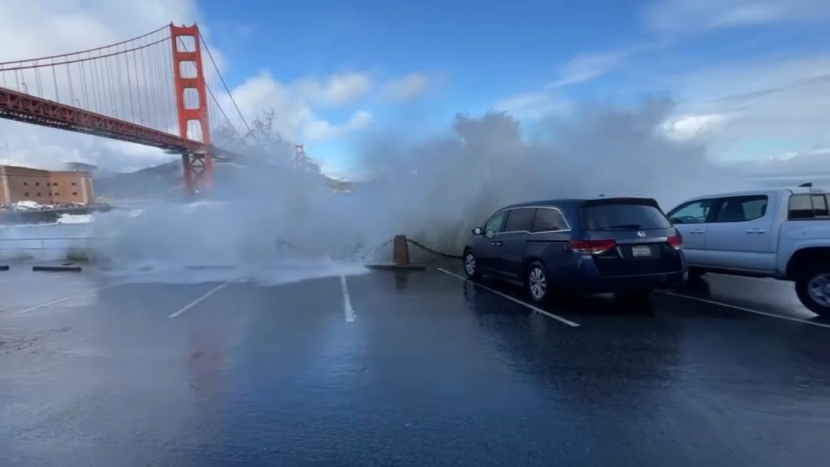 Huge waves hit Bay Area coastline for another day – NBC Bay Area