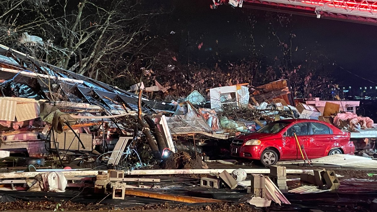 Tornado Hits Nashville, Tennessee, Destroying Homes And Knocking Out 