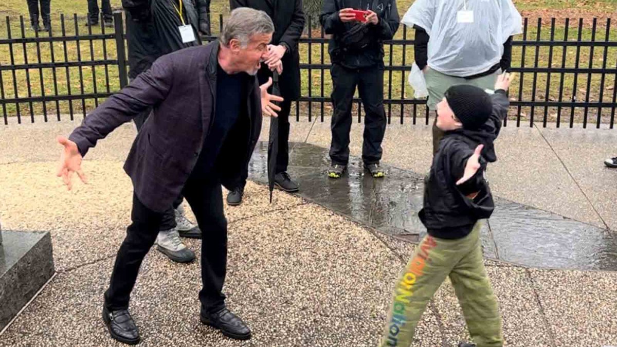 Sylvester Stallone and young fan reenact famous 'Rocky' scene – NBC Bay Area - Vimarsana News