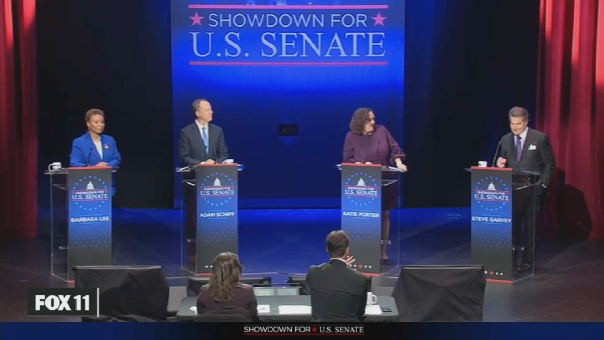 Top candidates vying to succeed the late Sen. Feinstein debate their ...
