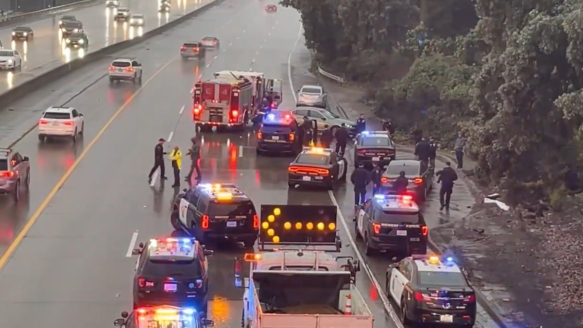 Police shooting investigation on I-280 – NBC Bay Area