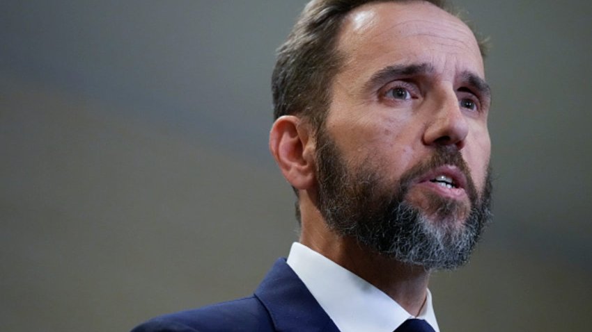 Special Counsel Jack Smith delivers remarks on a recently unsealed indictment alleging four felony counts against former U.S. President Donald Trump, in Washington, D.C., on Aug. 1, 2023.