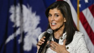 Nikki Haley hosts a rally in North Charleston to kick off her swing in the Palmetto State leading up to the State’s primay, in Charleston, South Caroline, United States on January 24, 2024.