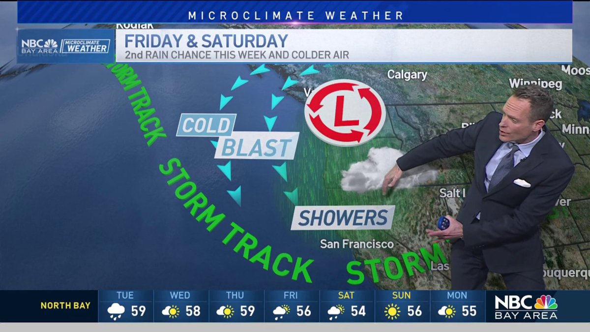 Forecast Rain Chance Returns Tuesday Nbc Bay Area