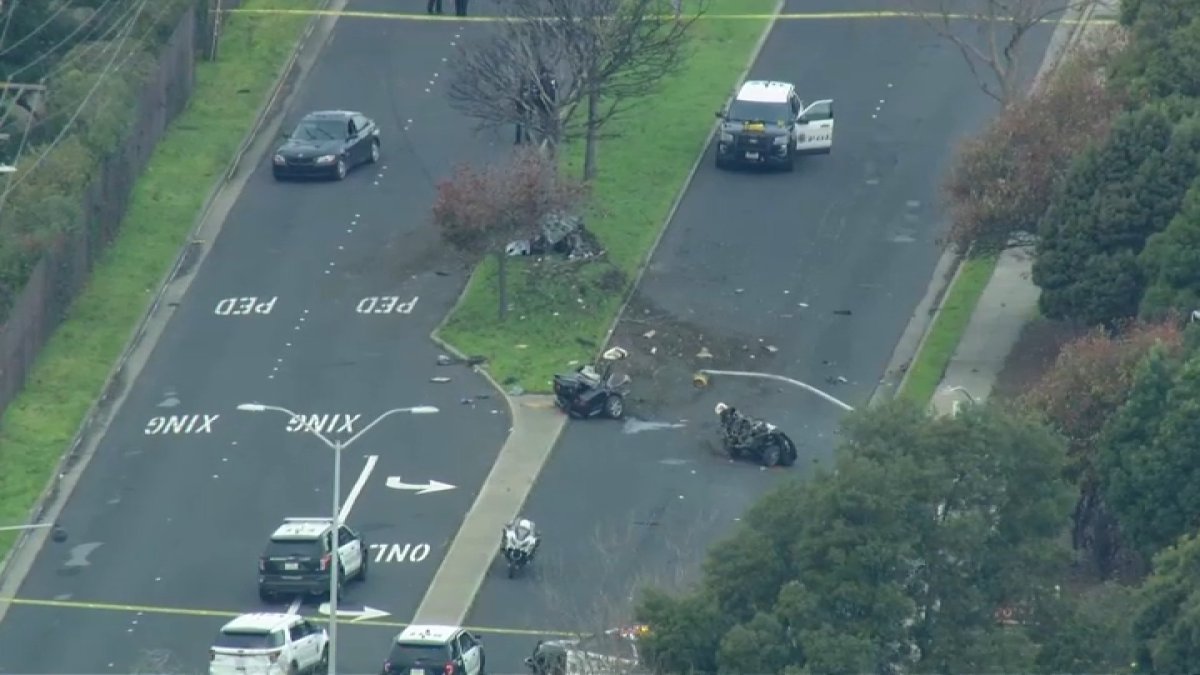 Car splits into pieces in Richmond crash – NBC Bay Area