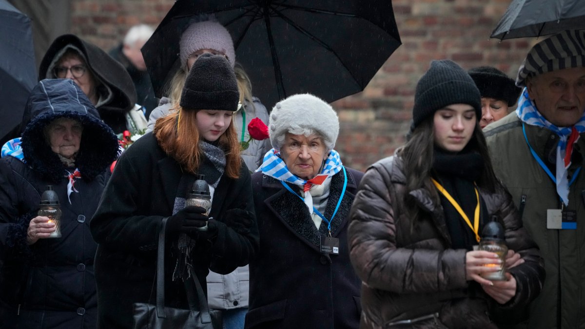 Holocaust Remembrance Day – Nazi death camp survivors mark 79th anniversary of Auschwitz liberation – NBC Bay Area - Vimarsana News
