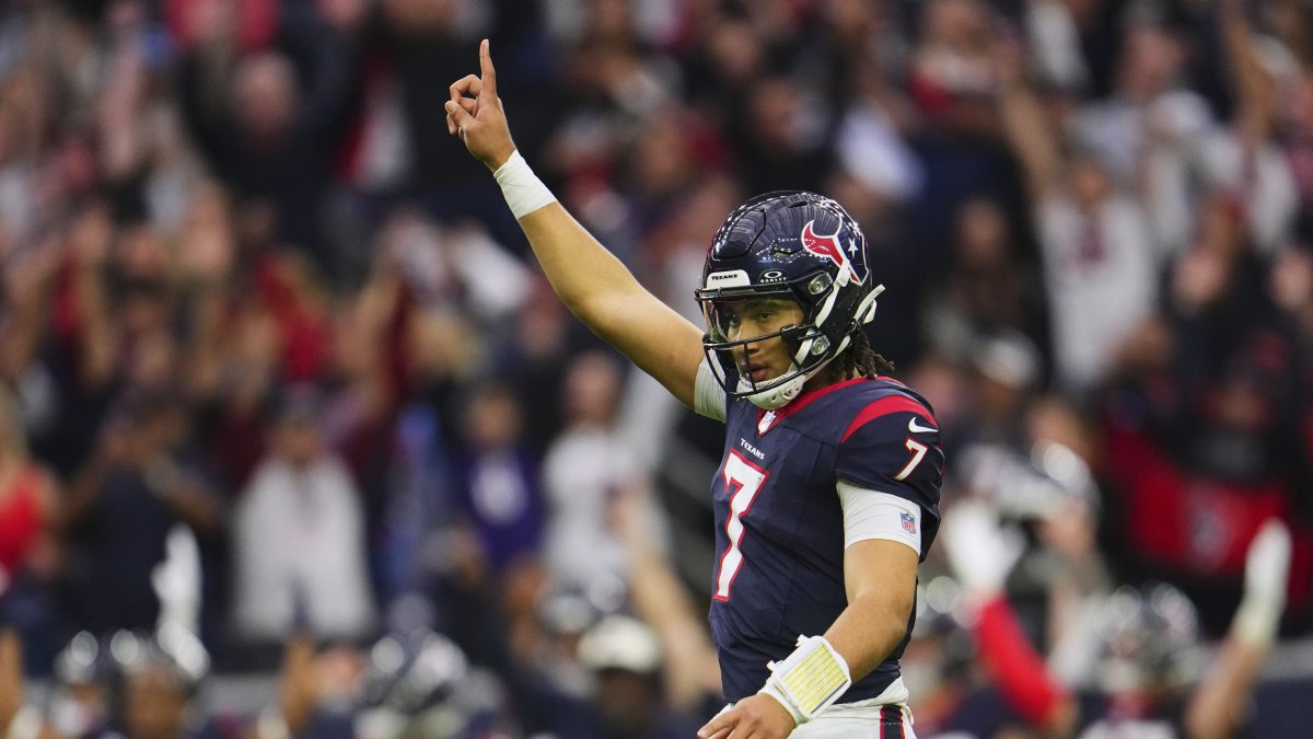 Texans’ C.J. Stroud becomes youngest NFL QB to win a playoff game – NBC ...