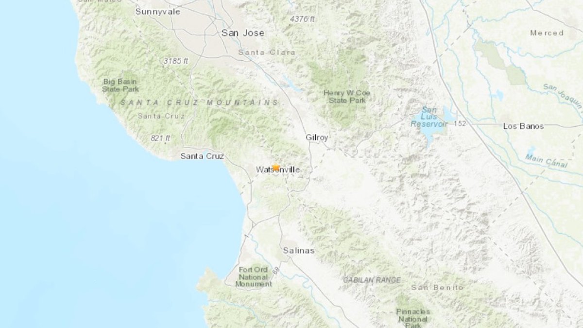 Earthquake near Gilroy, Watsonville NBC Bay Area