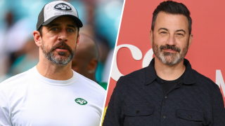 Aaron Rodgers and Jimmy Kimmel