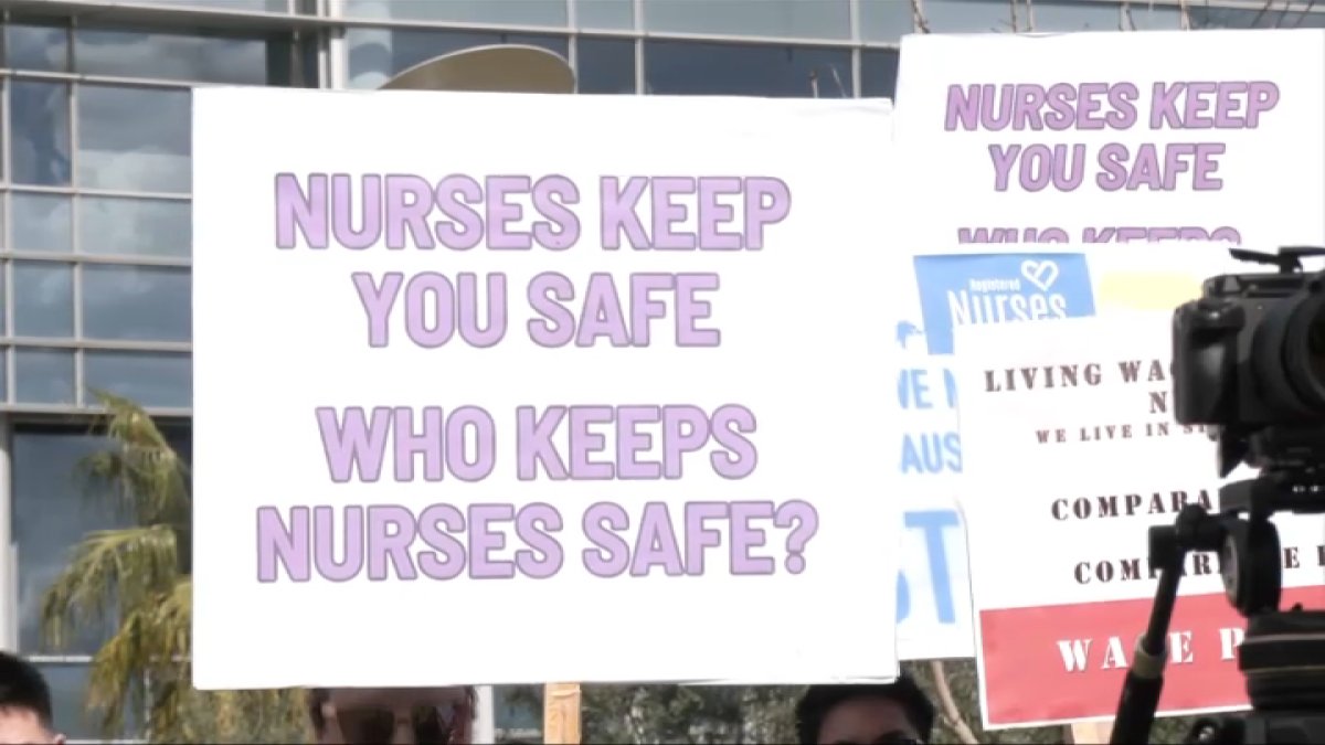 Nurses rally in San Jose for safer working conditions – NBC Bay Area