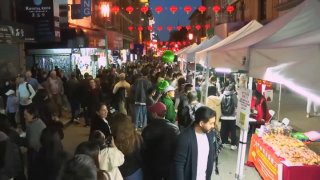 Chinatown night market in San Francisco.