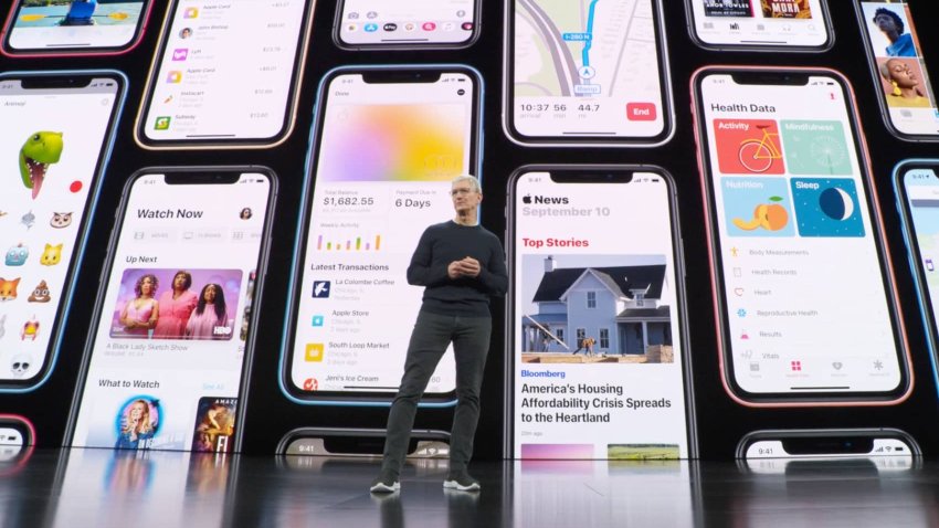 Tim Cook announces iPhone 11.